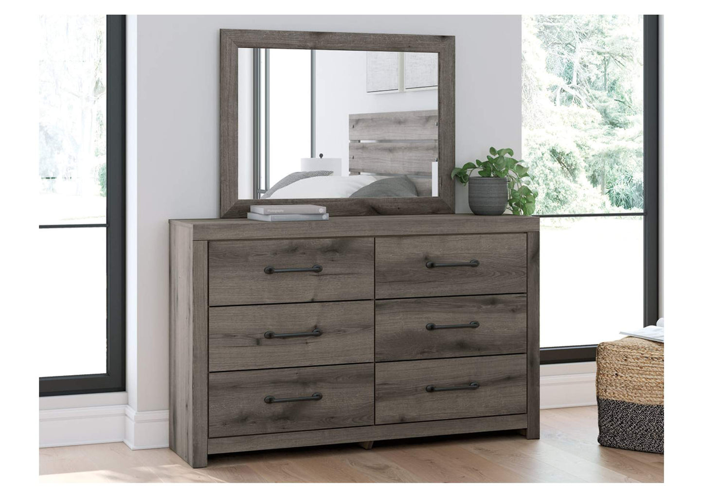 Graystorm Dresser and Mirror