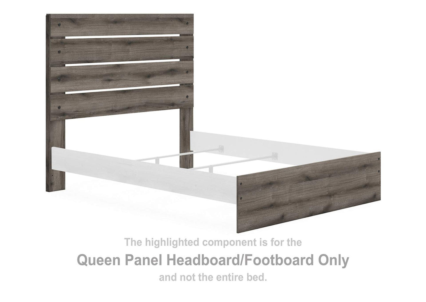 Graystorm Queen Panel Bed