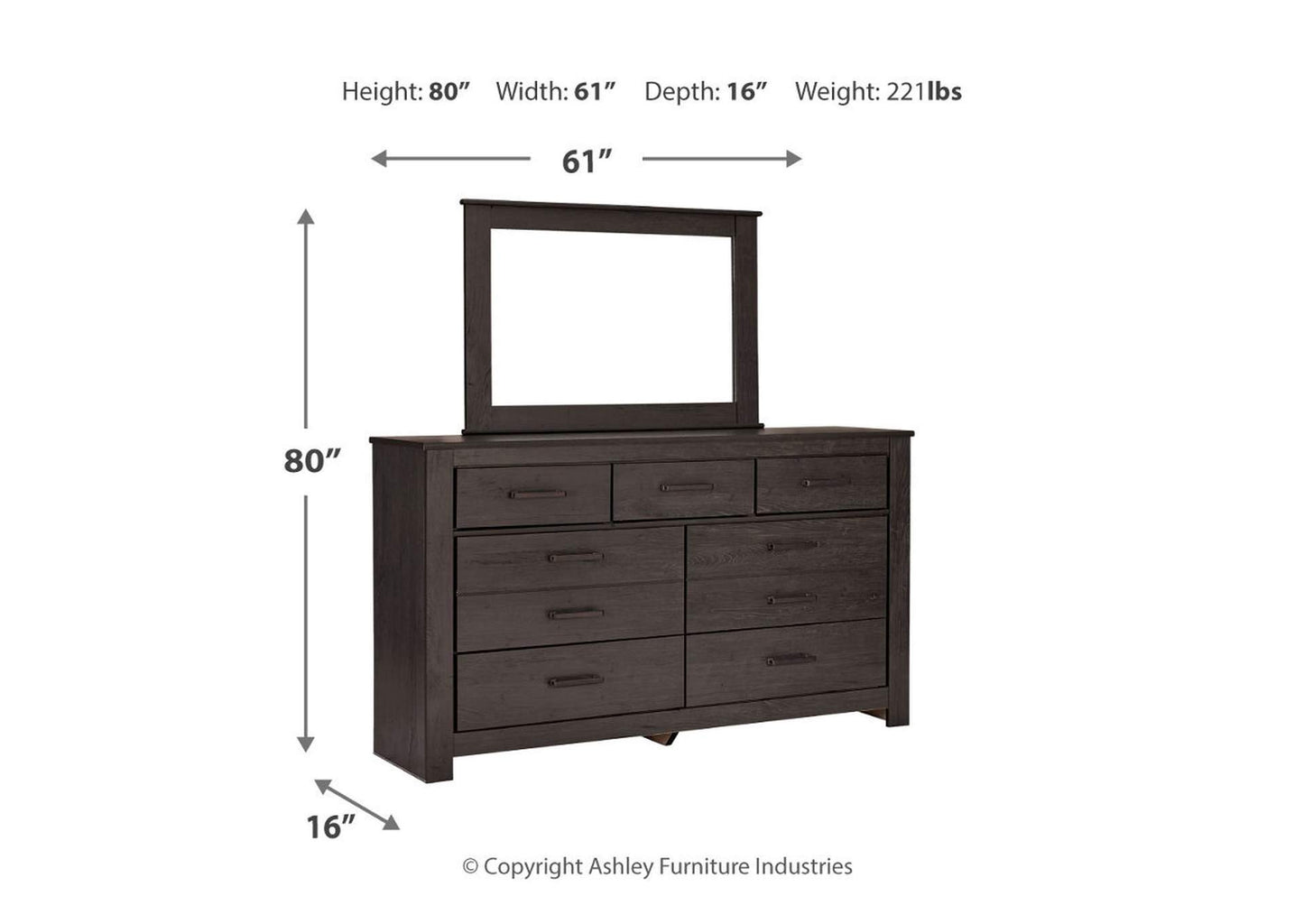 Brinxton Dresser and Mirror