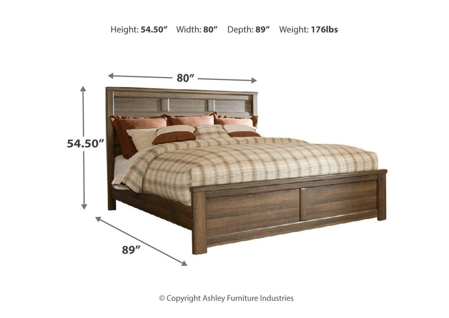 Juararo King Panel Bed