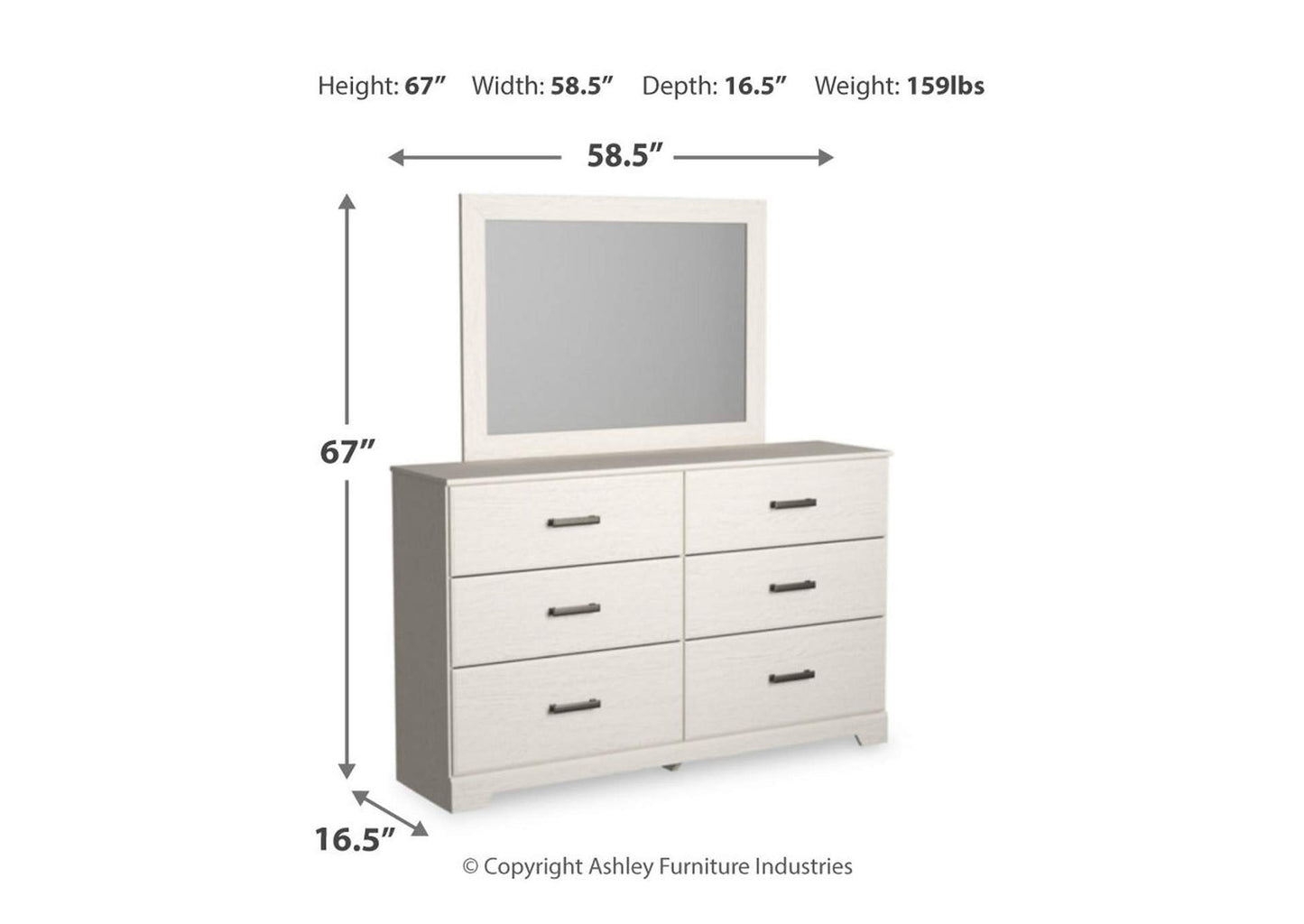 Stelsie Dresser and Mirror