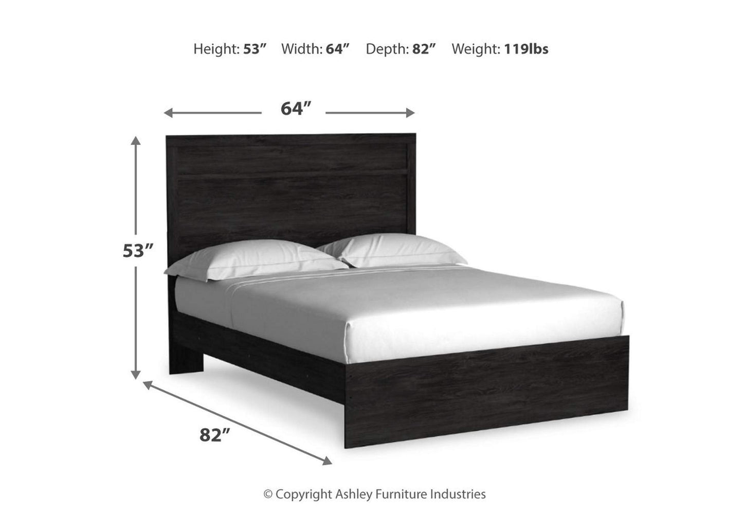 Belachime Queen Panel Bed