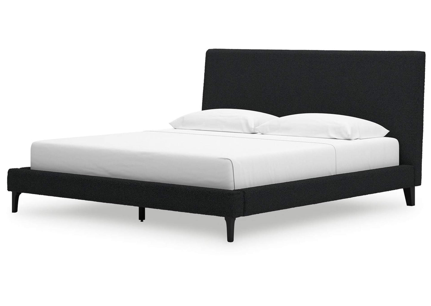 Cadmori King Upholstered Bed with Roll Slats