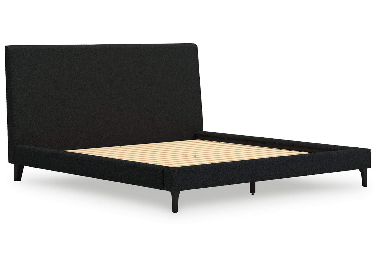 Cadmori King Upholstered Bed with Roll Slats