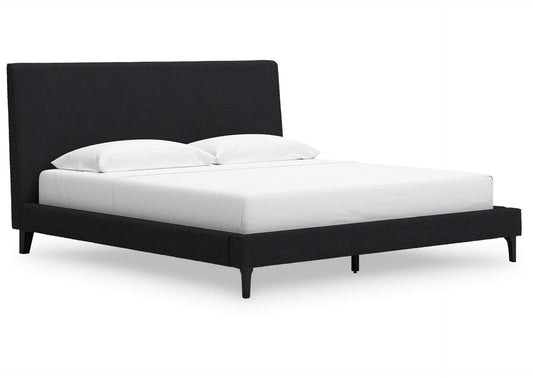 Cadmori King Upholstered Bed with Roll Slats