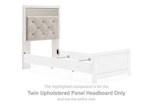 Altyra Twin Upholstered Panel Headboard