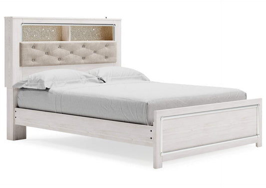 Altyra Queen Panel Bookcase Bed