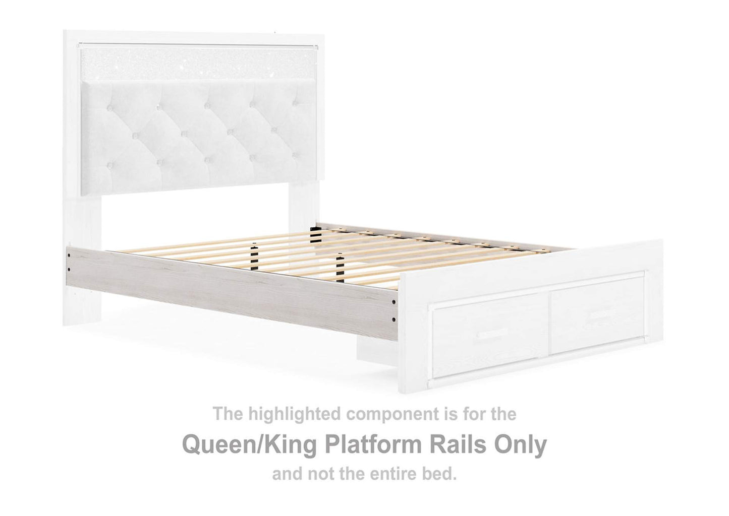 Altyra Queen Panel Bookcase Bed