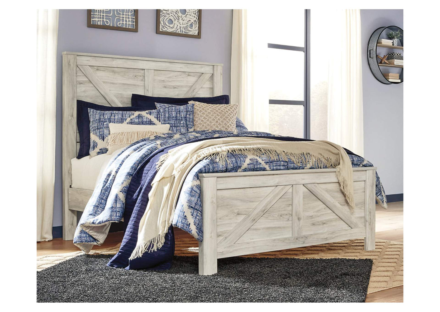 Bellaby Queen Crossbuck Panel Bed