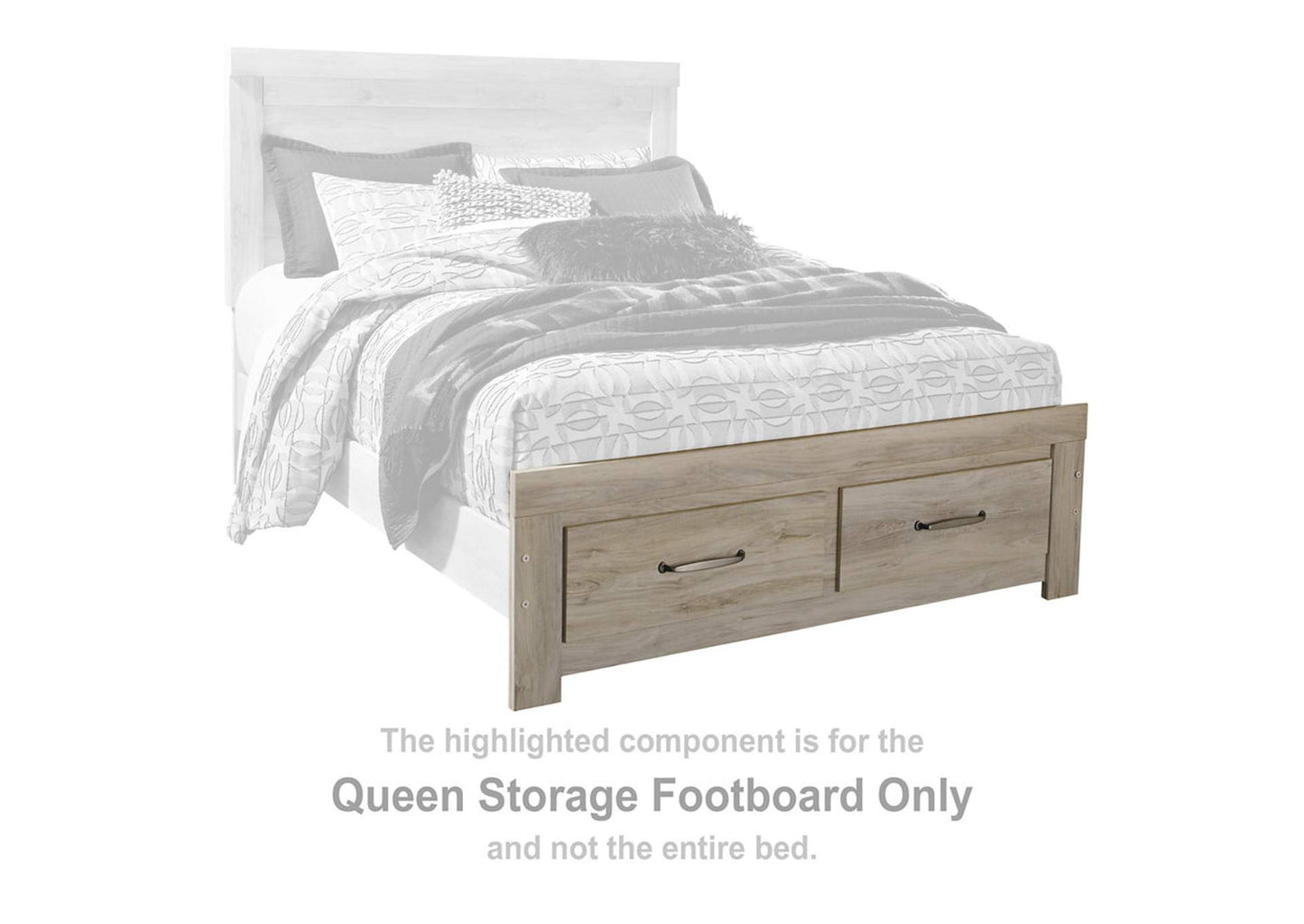 Bellaby Queen Platform Bed with 2 Storage Drawers