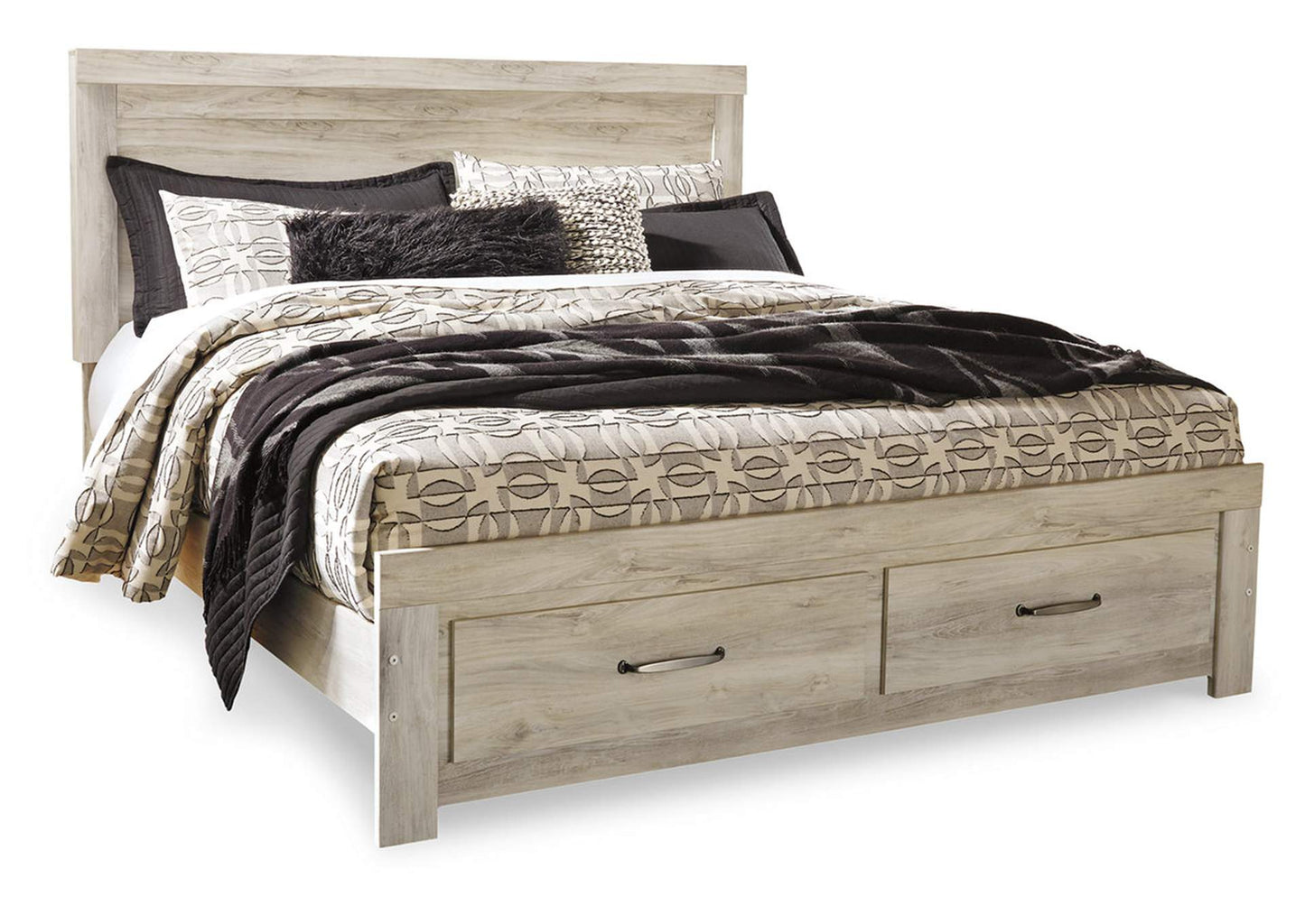 Bellaby King Platform Bed with 2 Storage Drawers