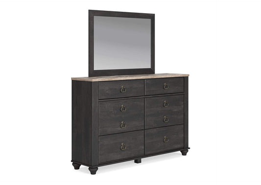 Nanforth Dresser and Mirror