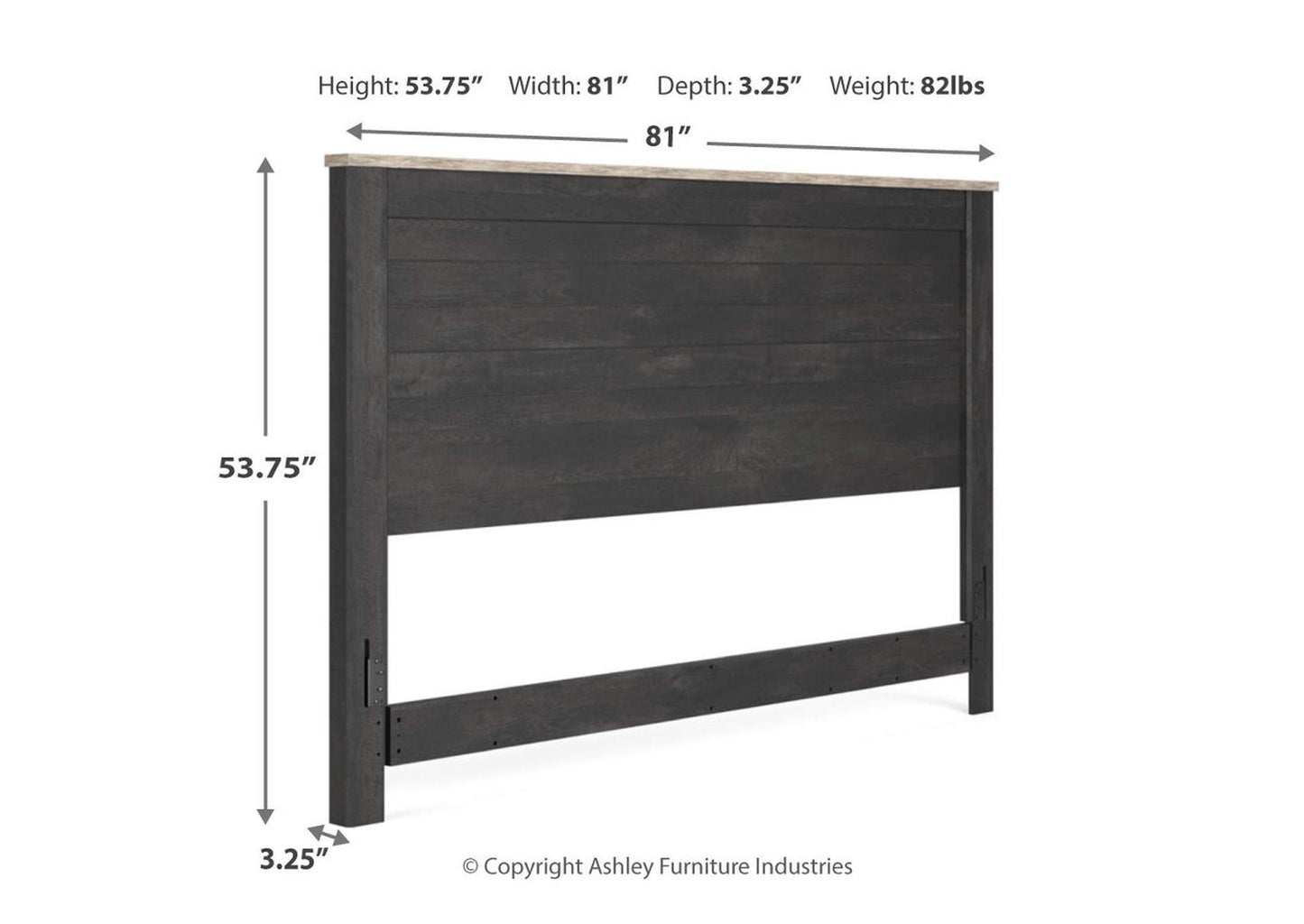 Nanforth King/California King Panel Headboard