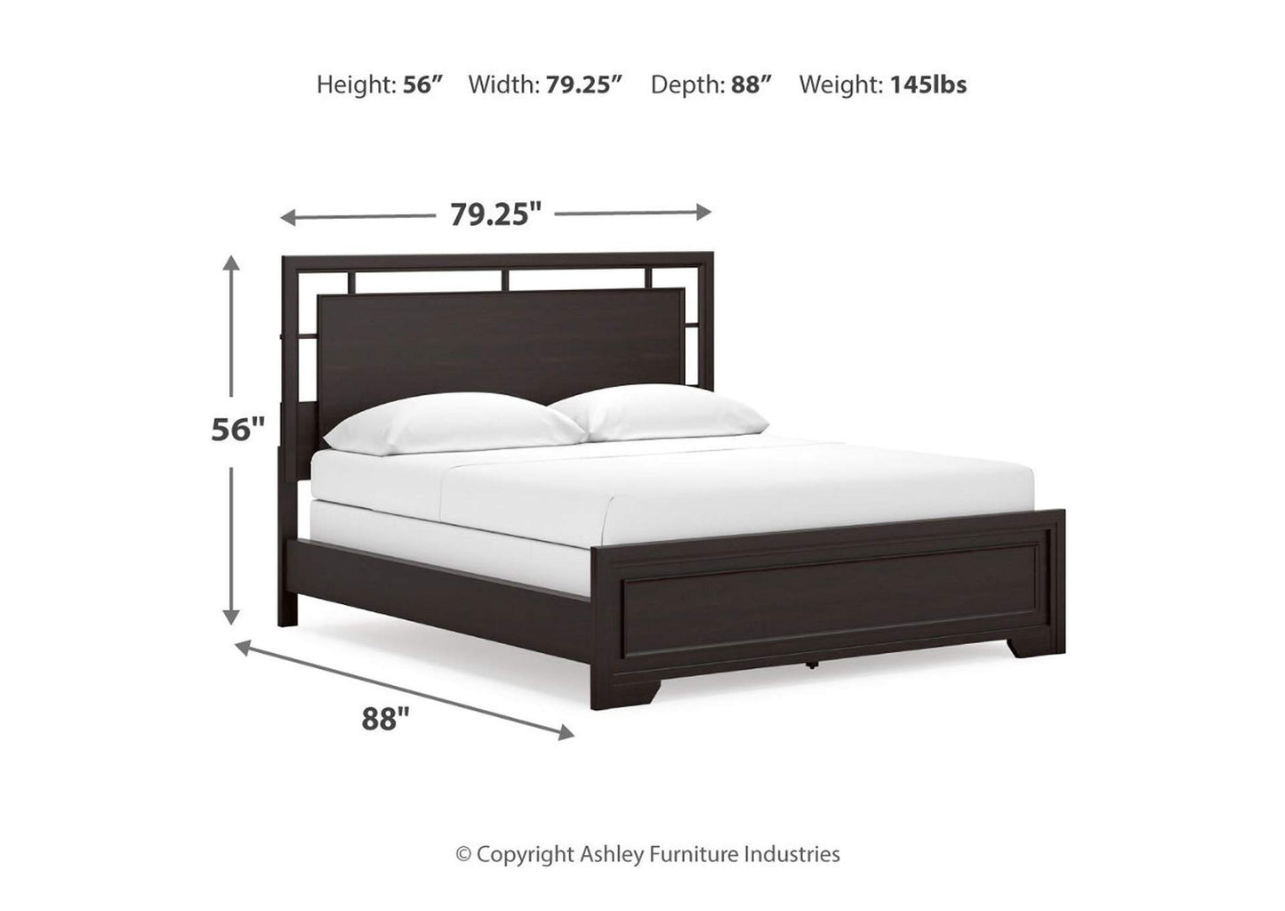 Covetown California King Panel Bed