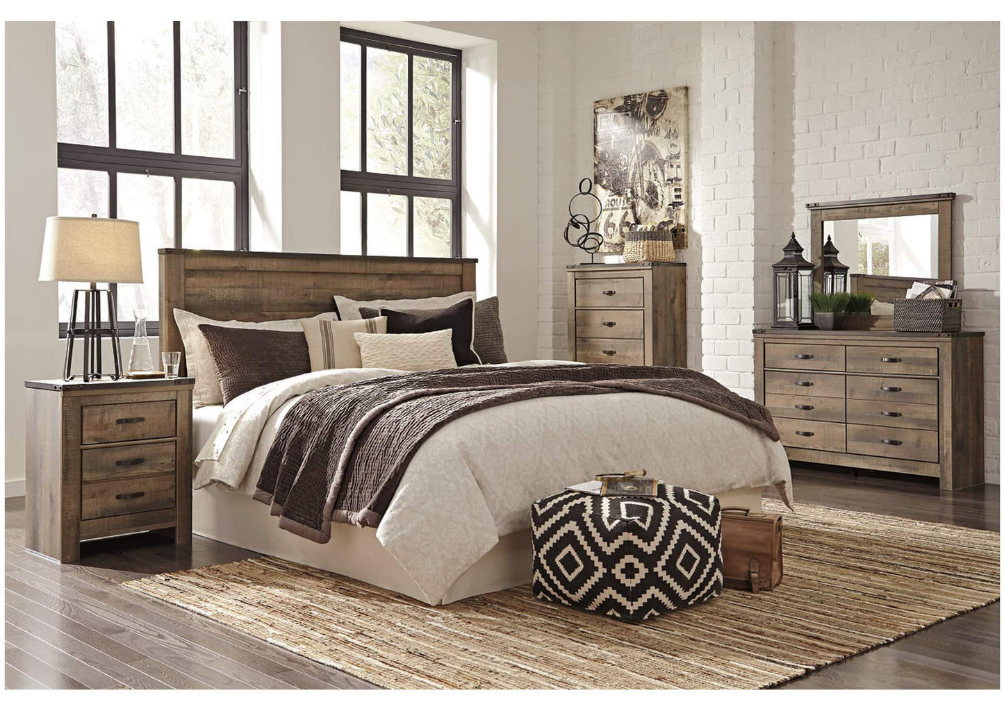 Trinell King/California King Panel Headboard