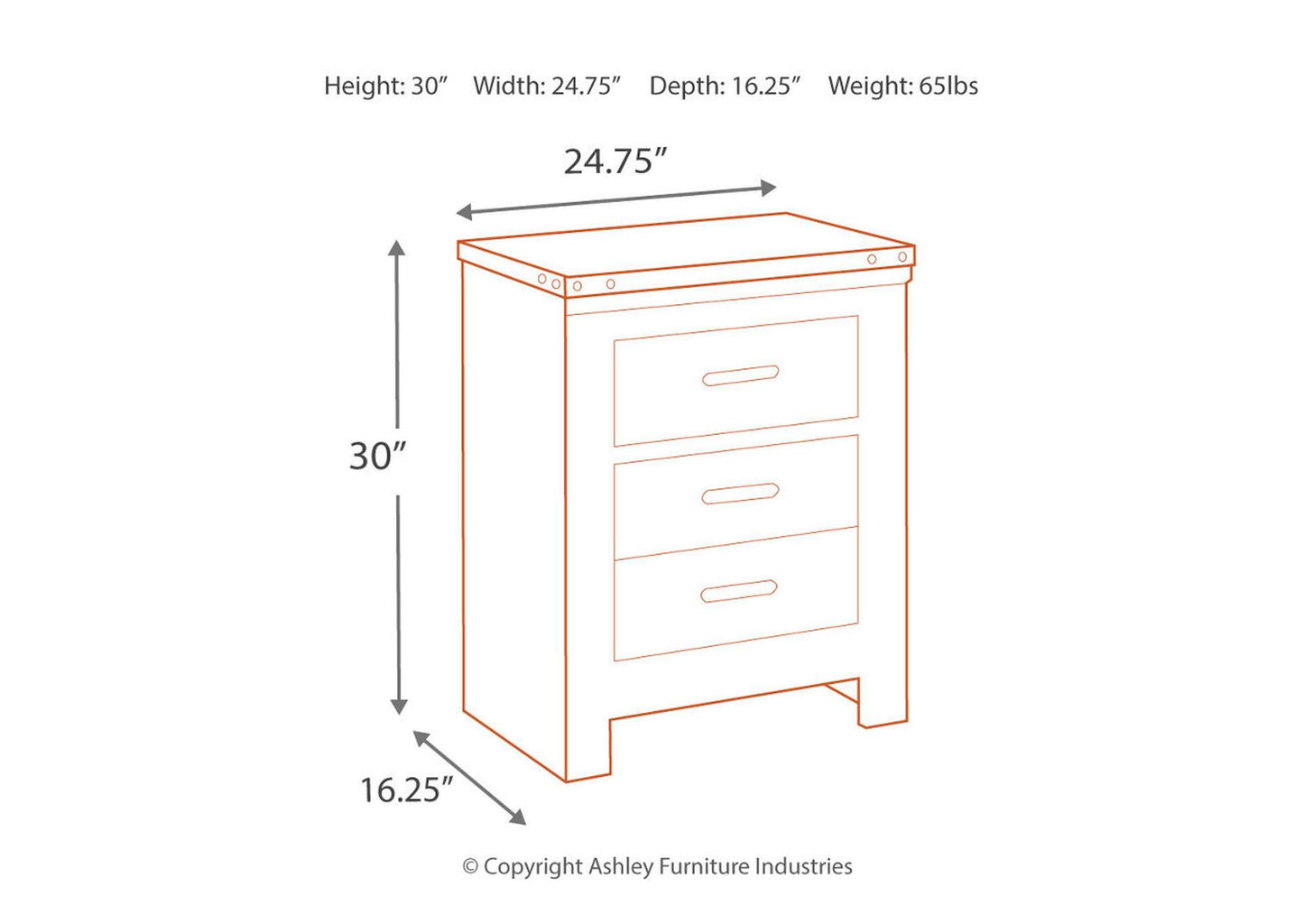 Trinell Nightstand