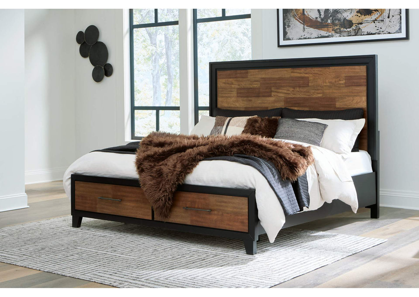 Kraeburn Queen Panel Storage Bed