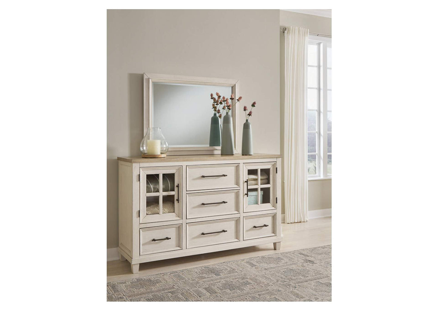 Shaybrock Dresser and Mirror