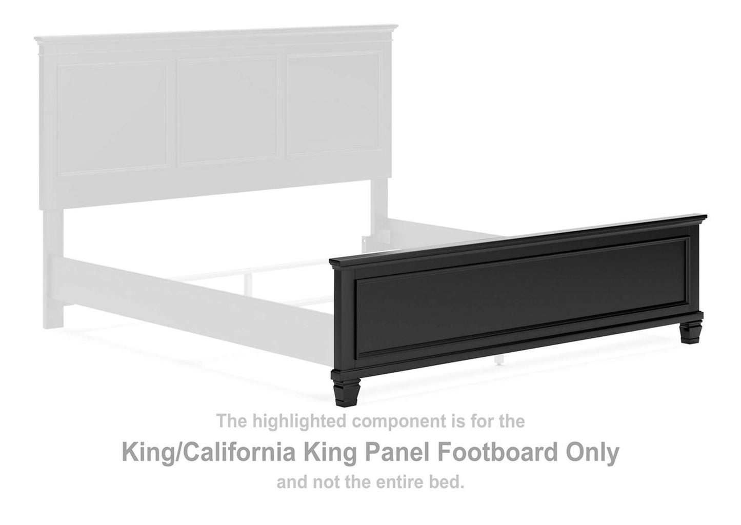 Lanolee California King Panel Bed