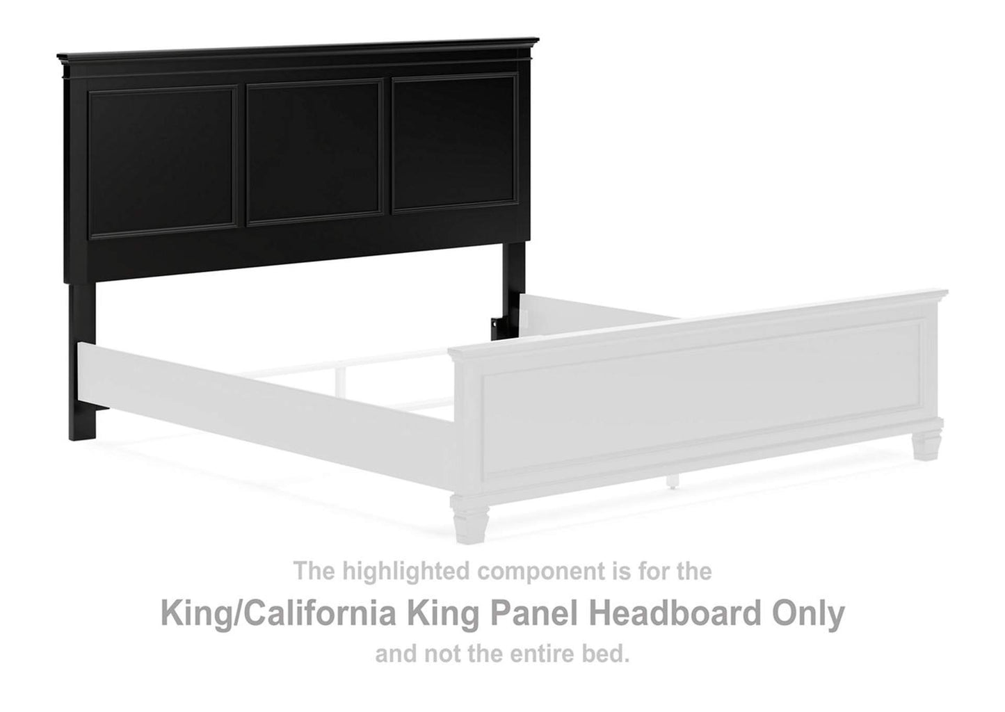 Lanolee California King Panel Bed