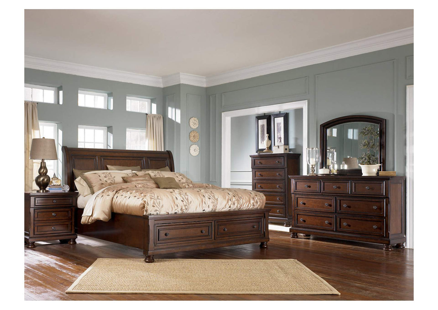 Porter King Sleigh Bed