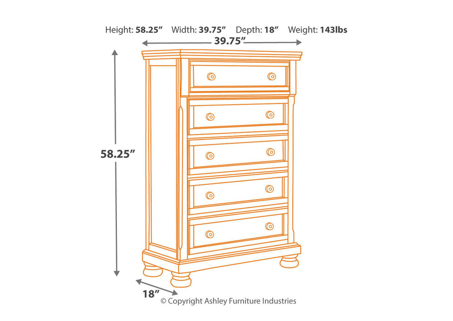 Porter Chest of Drawers