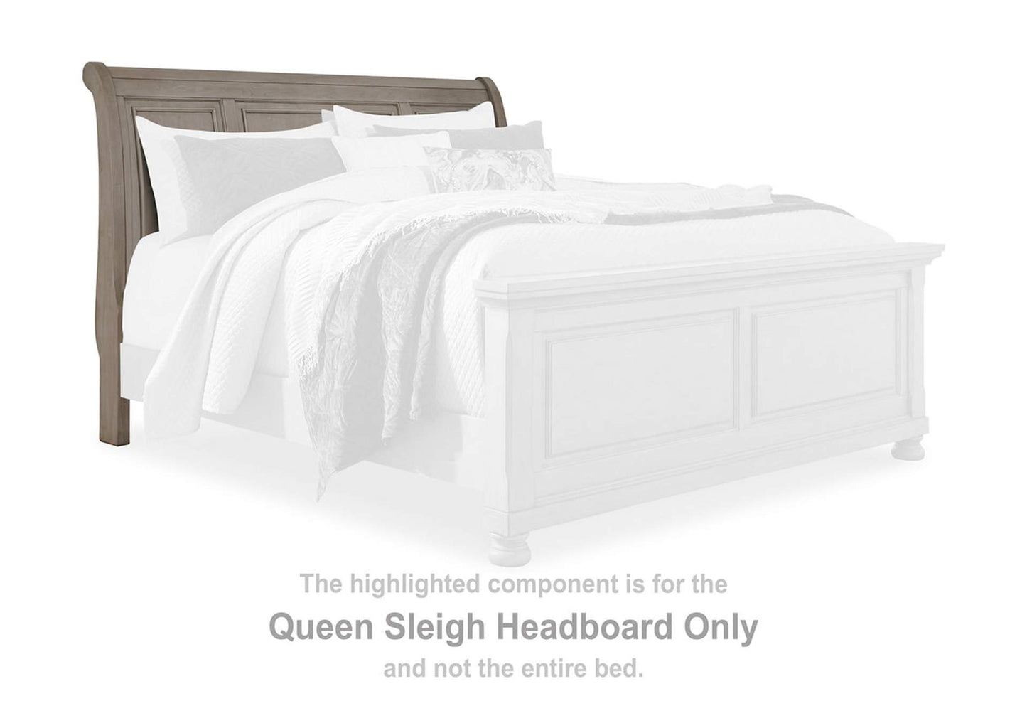 Lettner Queen Sleigh Bed with 2 Storage Drawers