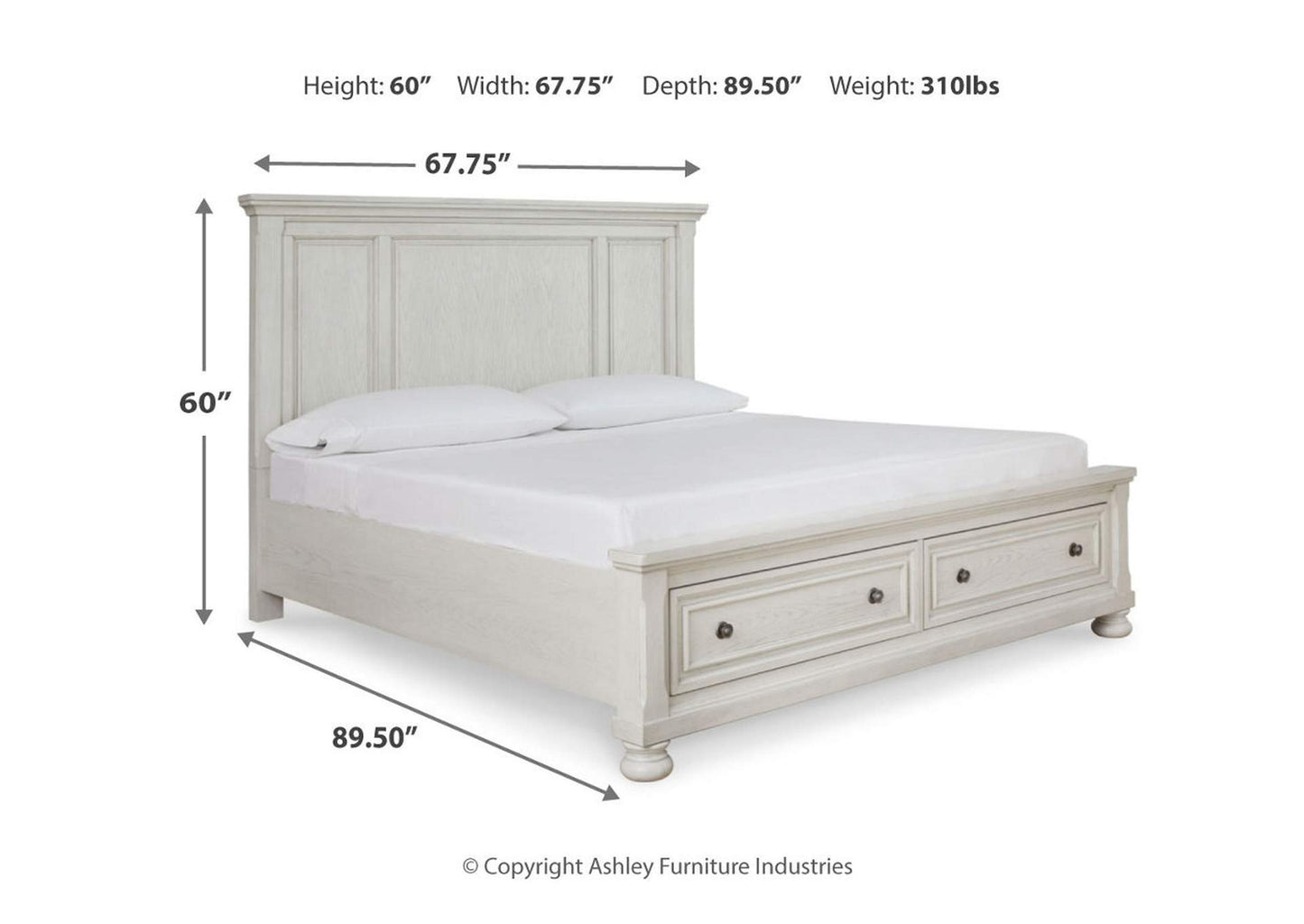 Robbinsdale Queen Panel Storage Bed