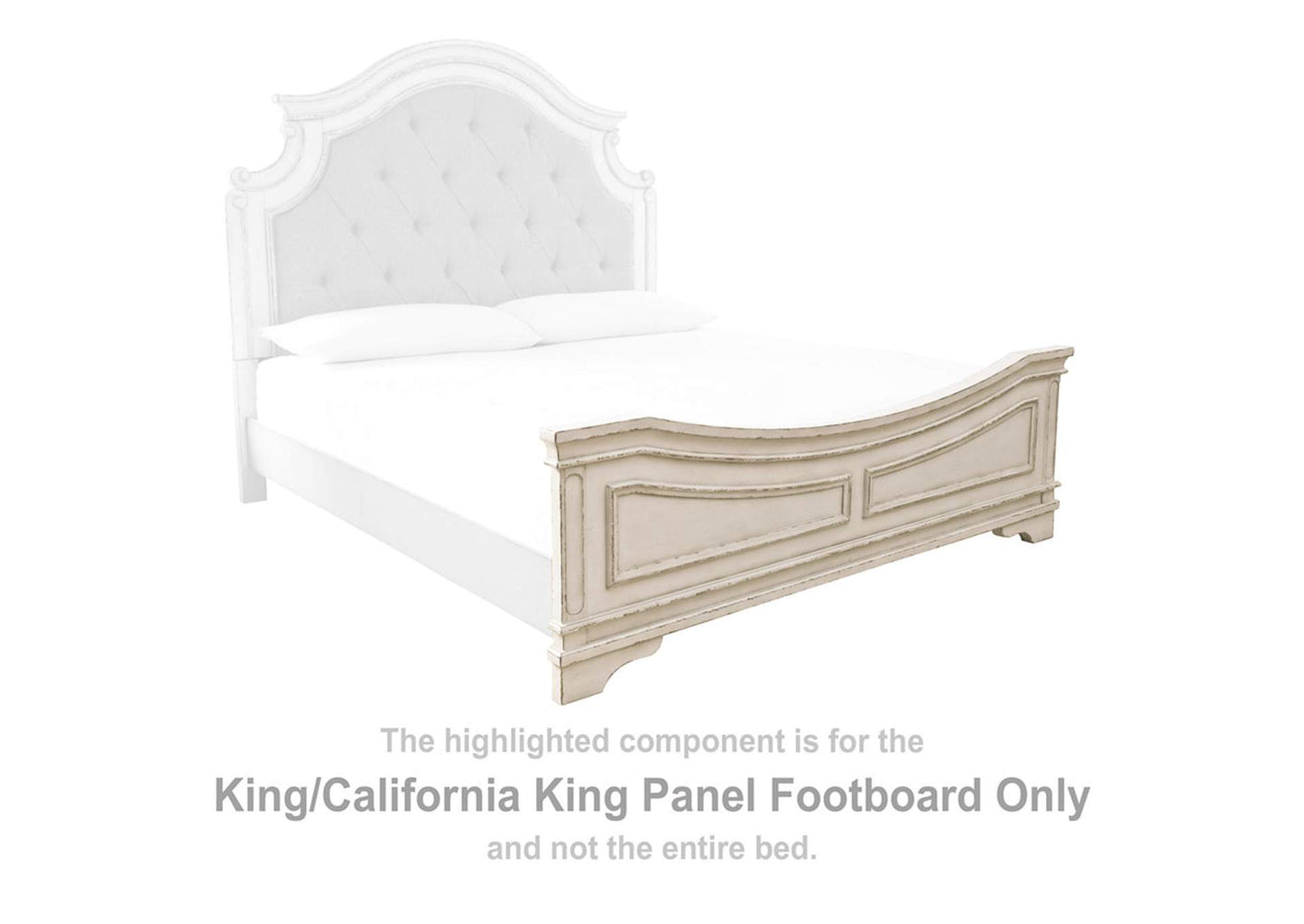 Realyn California King Upholstered Panel Bed