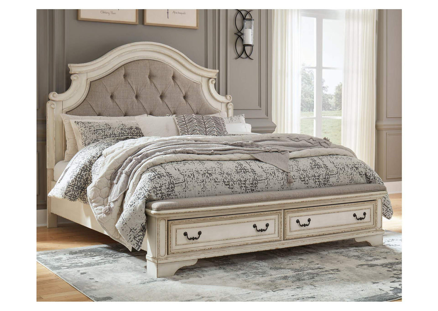 Realyn California King Upholstered Bed