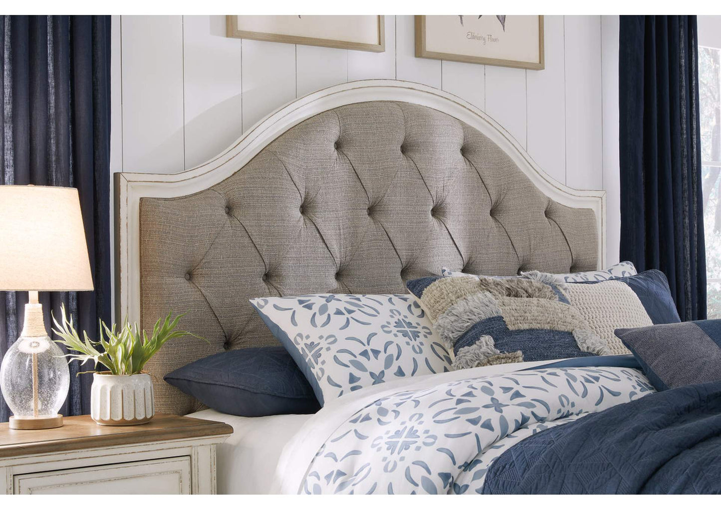 Brollyn California King Upholstered Panel Bed