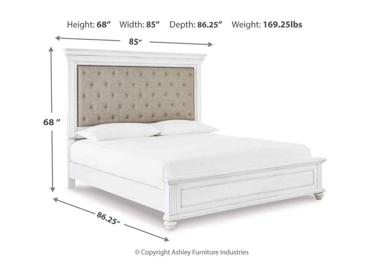 Kanwyn California King Panel Bed