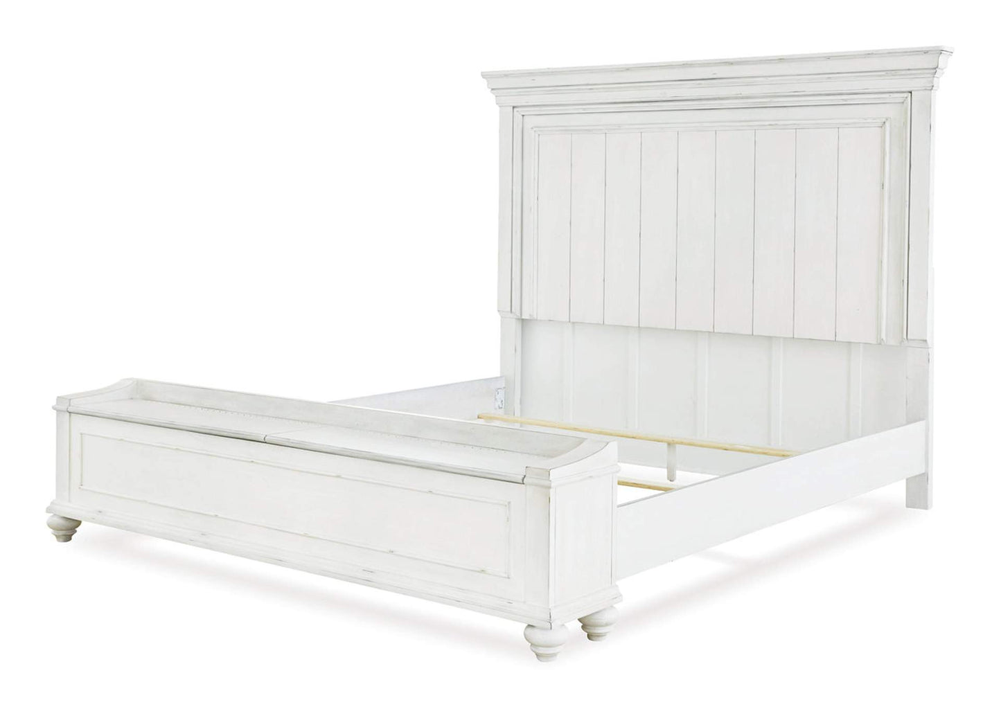 Kanwyn King Panel Bed with Storage Bench