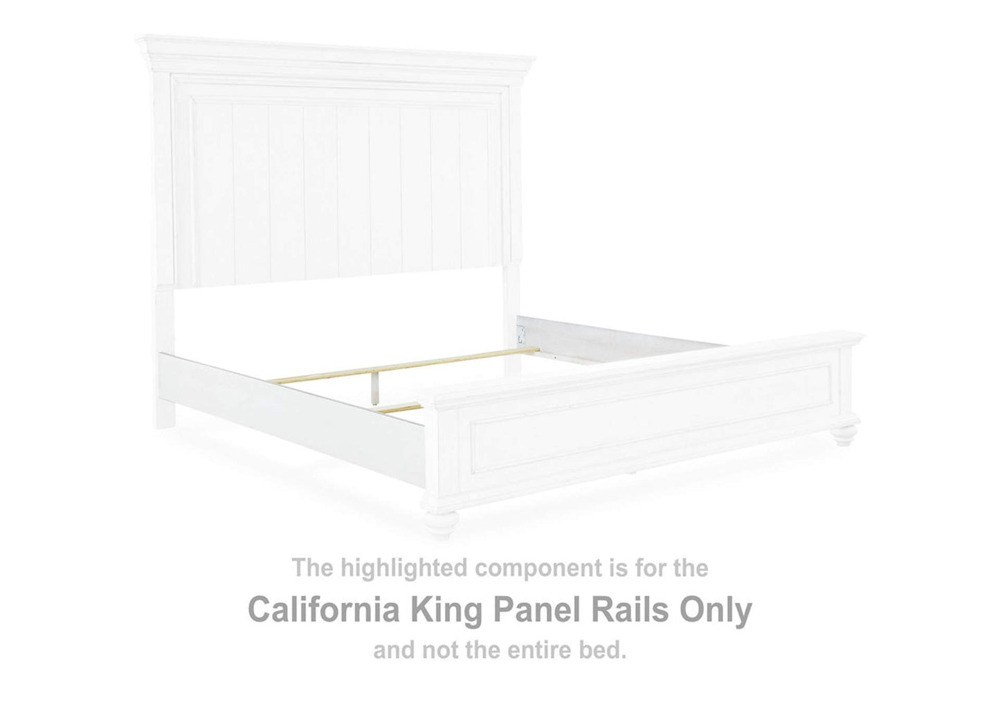 Kanwyn California King Panel Bed with Storage Bench