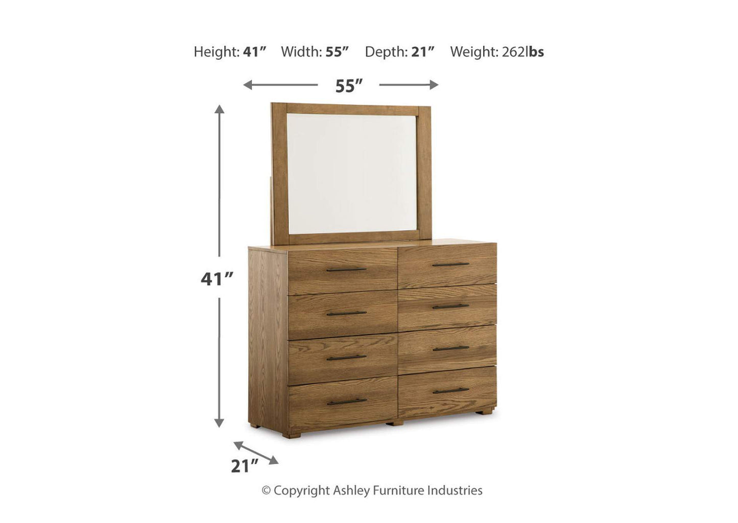 Dakmore Dresser and Mirror