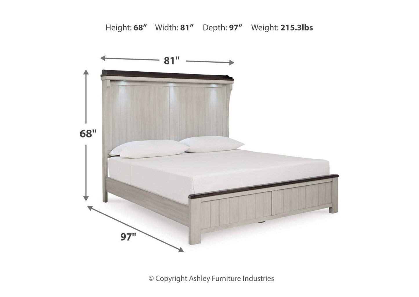 Darborn California King Panel Bed