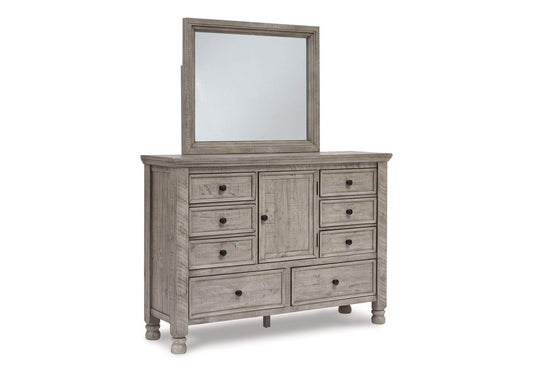 Harrastone Dresser and Mirror