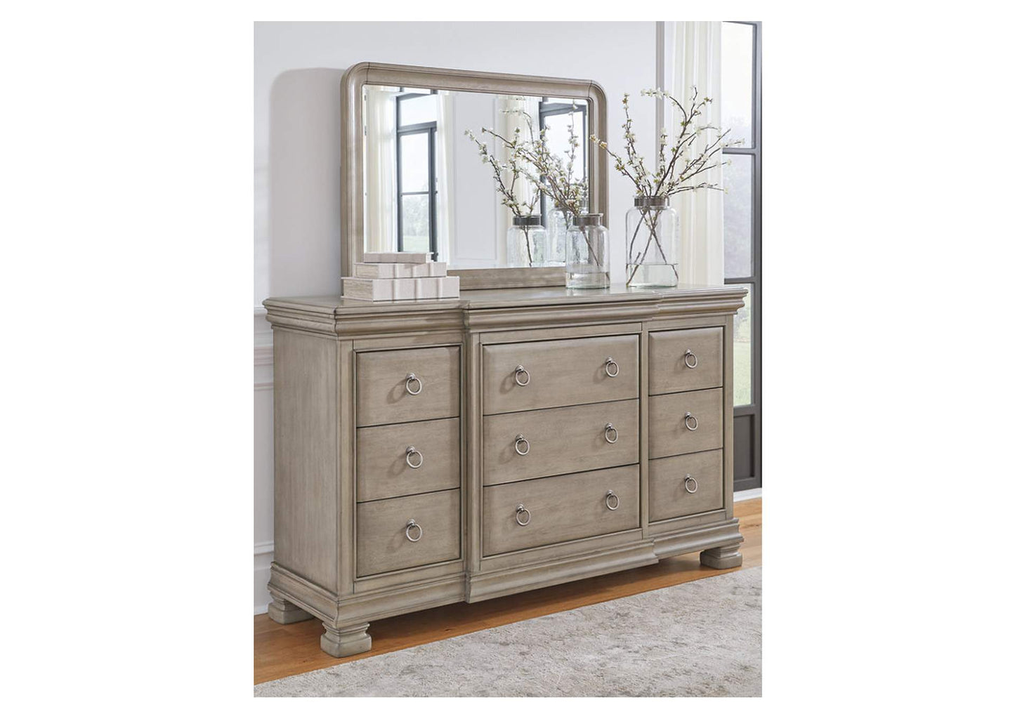 Lexorne Dresser and Mirror