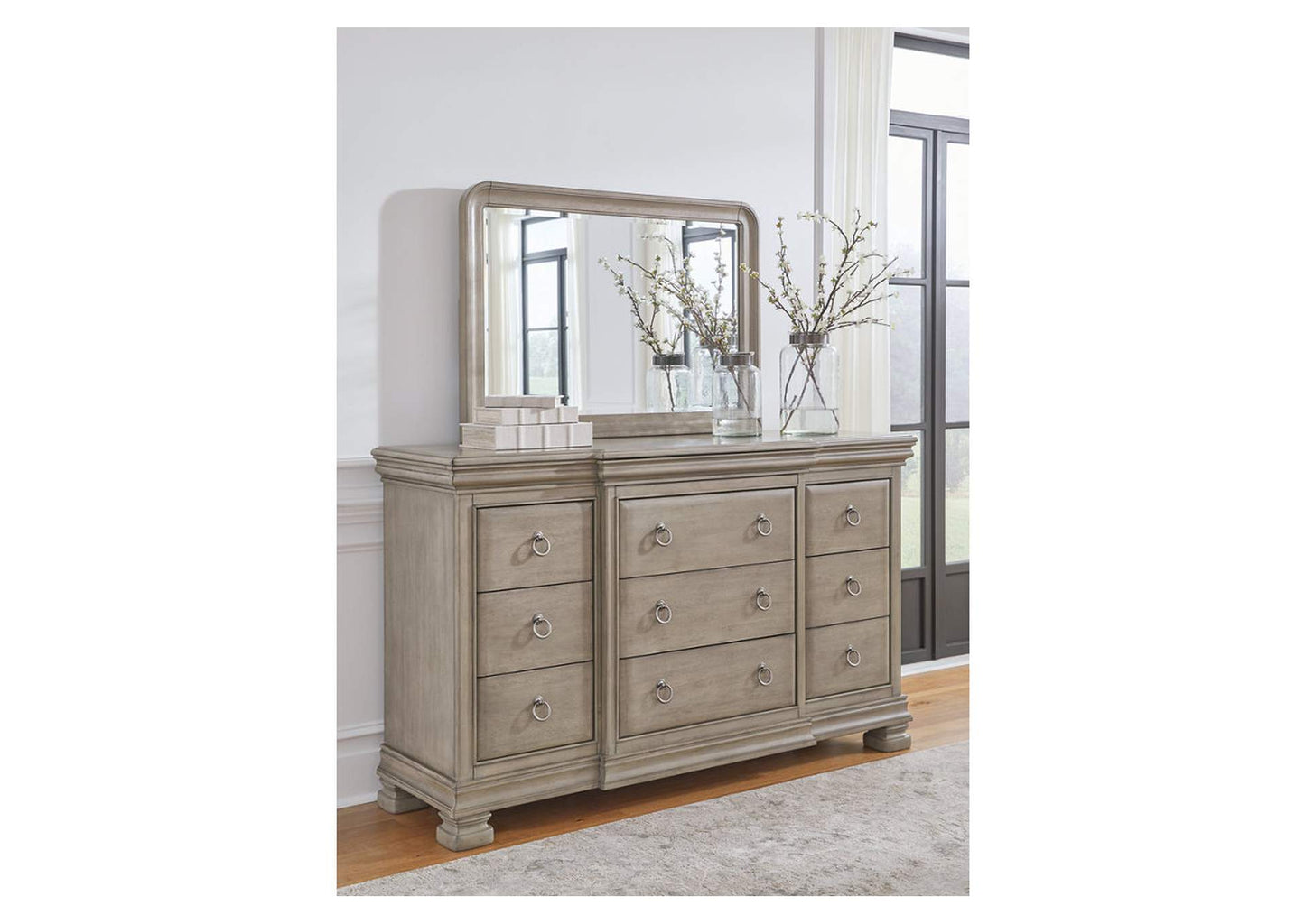 Lexorne Dresser and Mirror