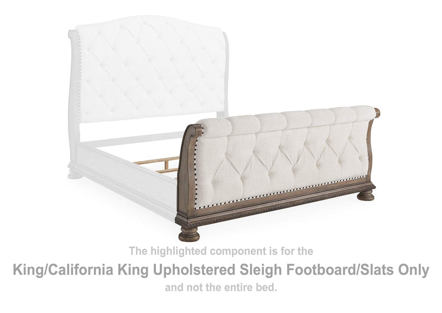 Ardenfield California King Upholstered Sleigh Bed