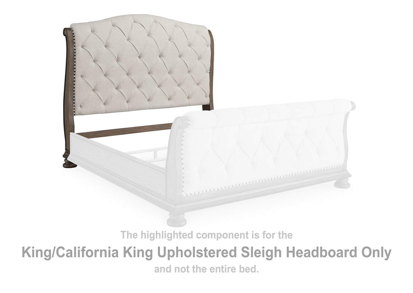 Ardenfield California King Upholstered Sleigh Bed