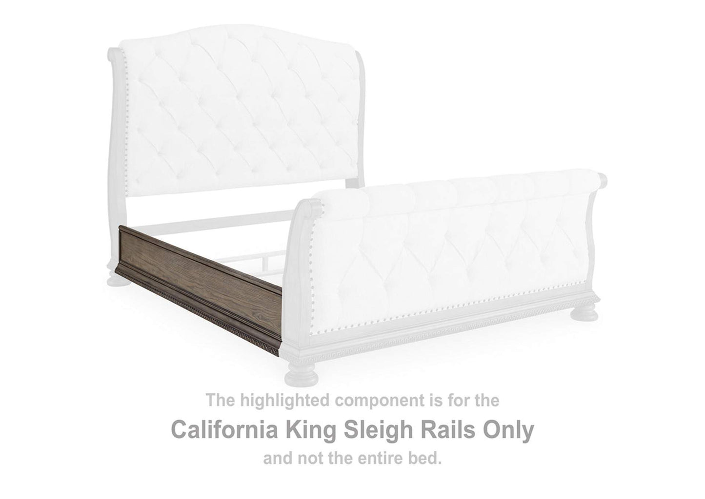 Ardenfield California King Upholstered Sleigh Bed