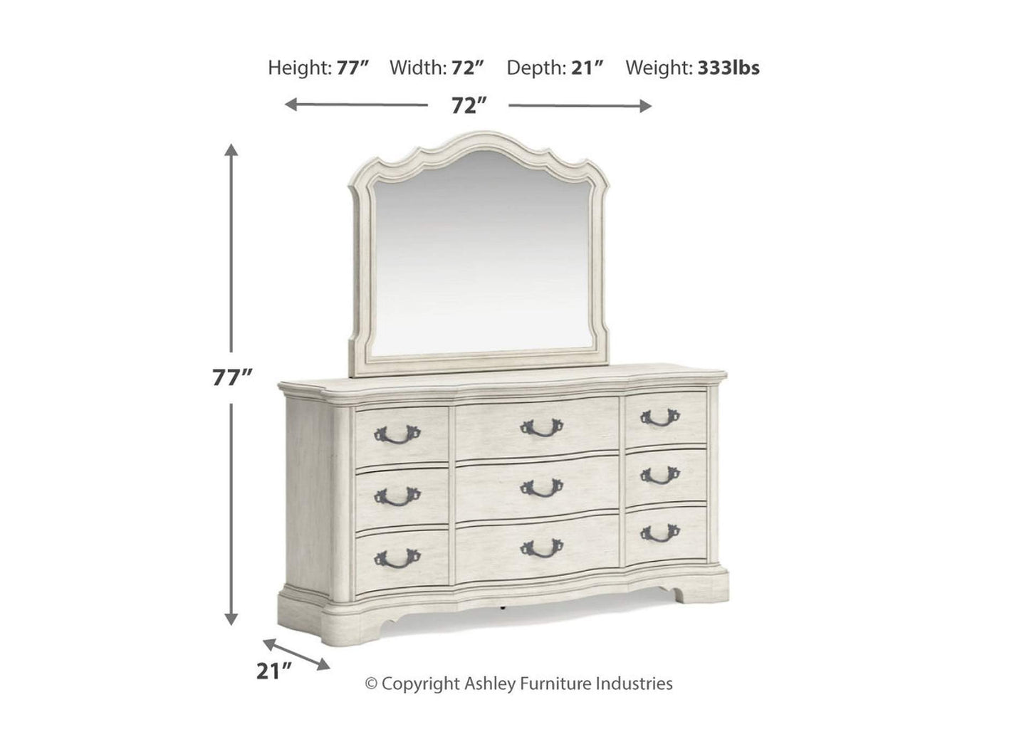 Arlendyne Dresser and Mirror