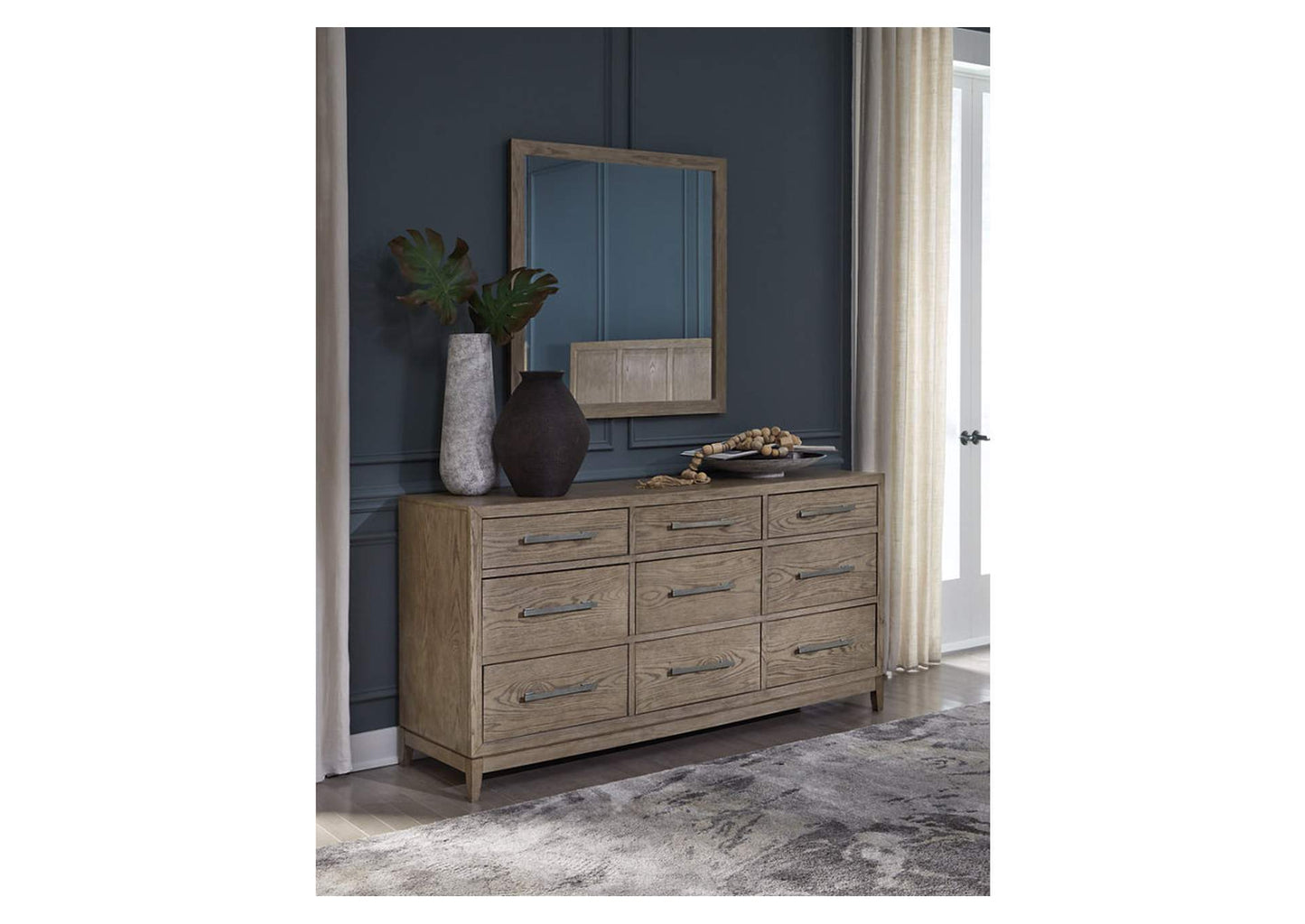 Chrestner Dresser and Mirror