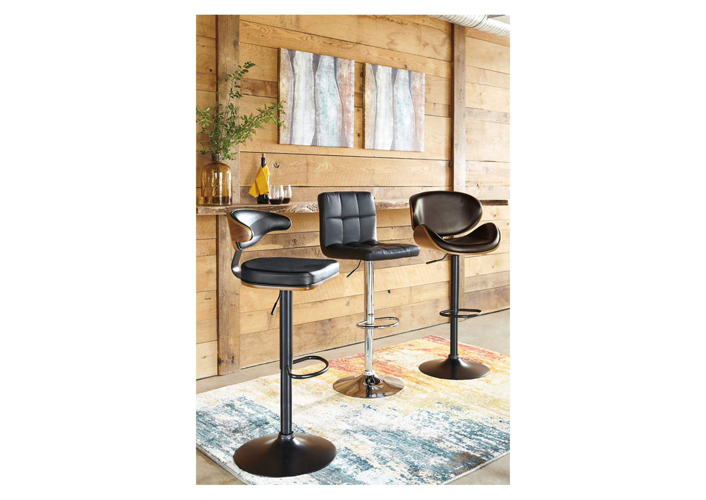 Bellatier Adjustable Height Bar Stool