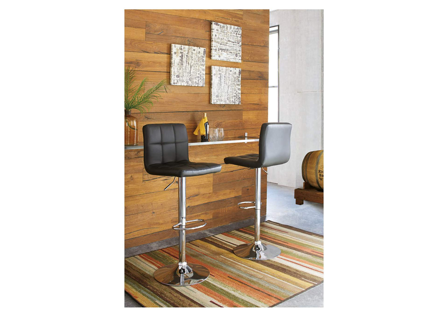 Bellatier Adjustable Height Bar Stool