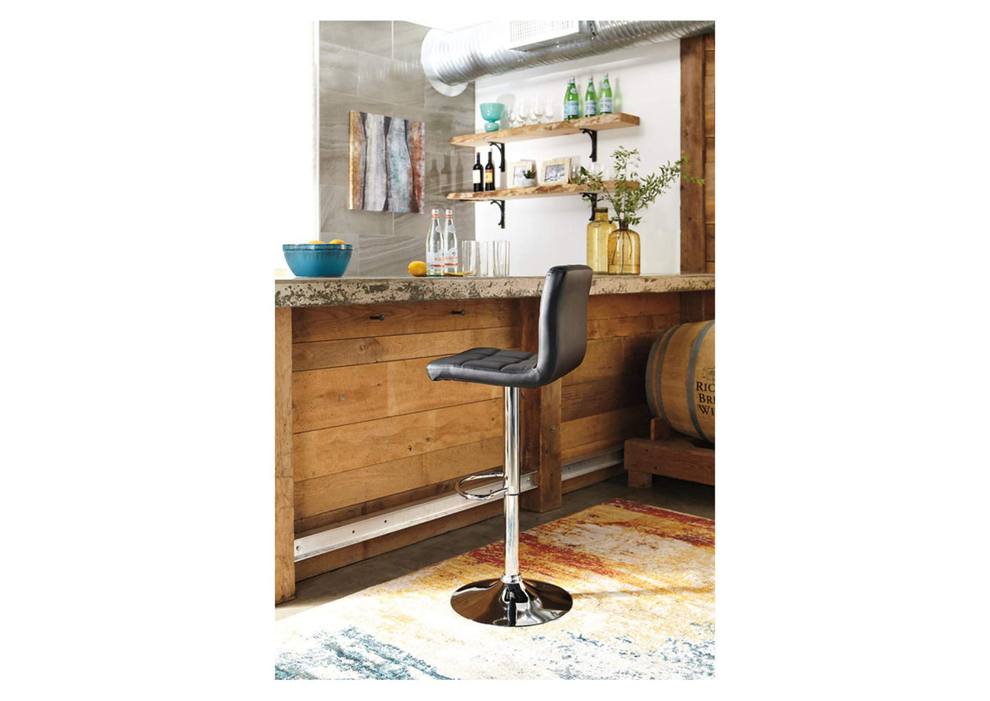 Bellatier Adjustable Height Bar Stool