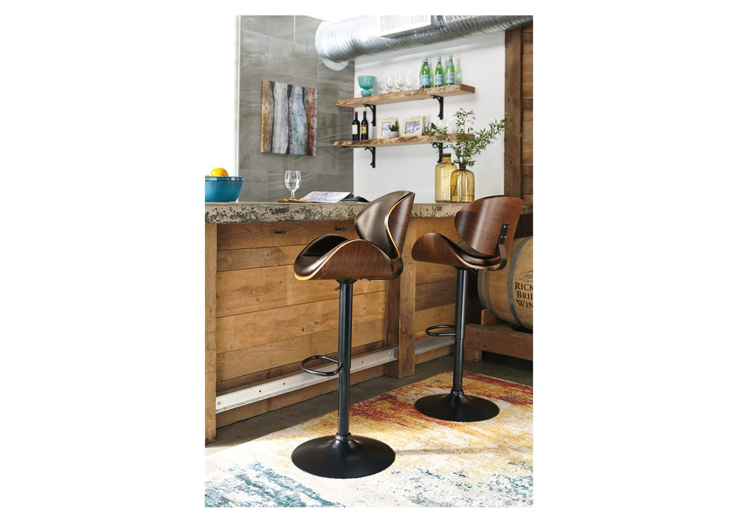 Bellatier Adjustable Height Bar Stool