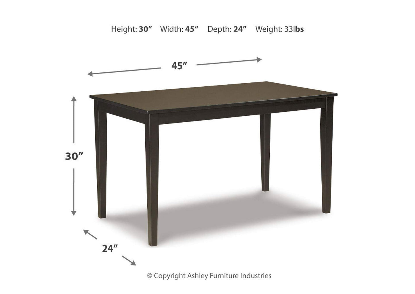 Kimonte Dining Table