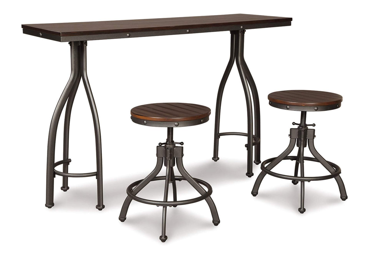 Odium Counter Height Dining Table and Bar Stools (Set of 3)